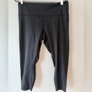 Lululemon black wunder under high rise 25” size 18 leggings